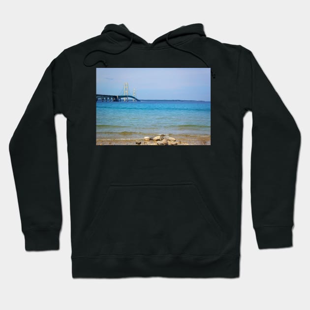 Mackinac Bridge, Mackinaw City, Michigan Hoodie by irishmurr